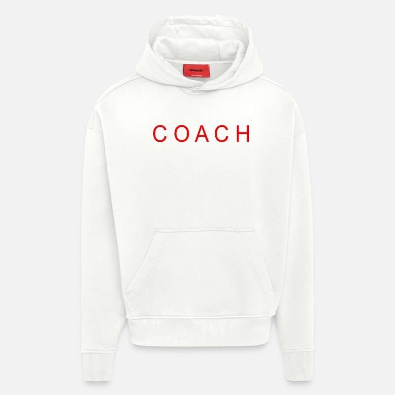 Coach - Sweat à capuche bio épais oversize fabriqué en UE - OFF WHITE