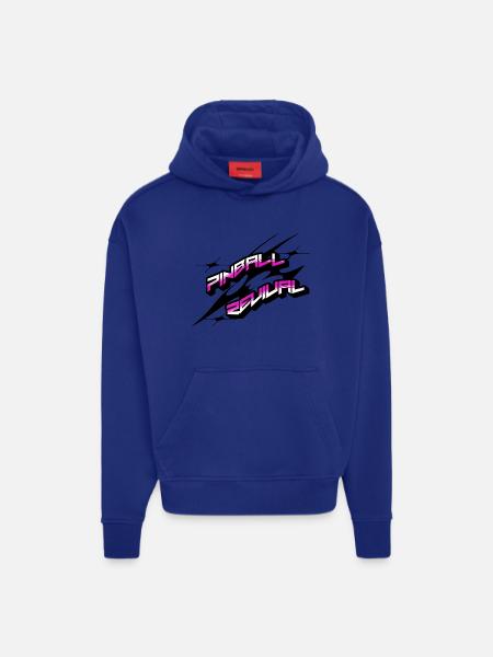 Pinball Revival Neon Retro - Hoodie- made by SPREAD - OFF WHITE