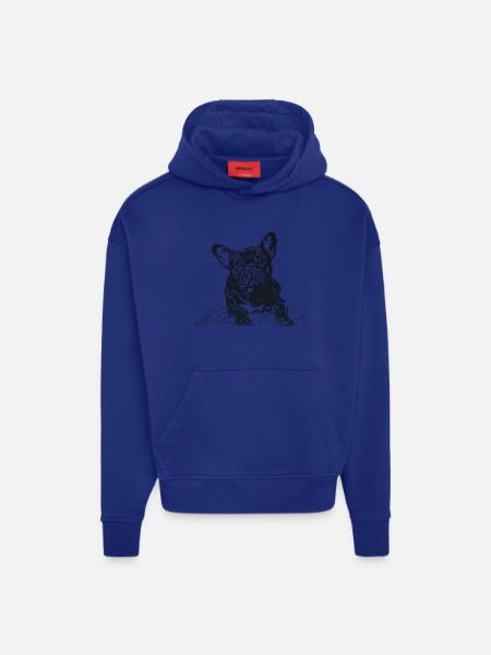 French Bulldog - Hoodie- made by SPREAD  - OFF WHITE
