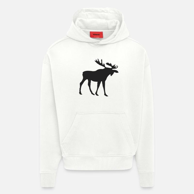 Elche Elch - Hoodie- made by SPREAD  - OFF WHITE