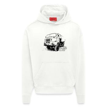 W50 Klassiker - Hoodie- made by SPREAD  - OFF WHITE - Vorne