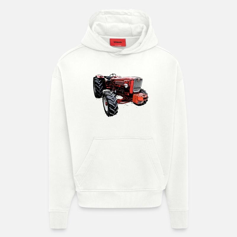 Güldner G60 Traktor - Hoodie- made by SPREAD  - OFF WHITE