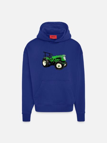 Güldner ADN-8 Haifischmaul Traktor - Hoodie- made by SPREAD - OFF WHITE