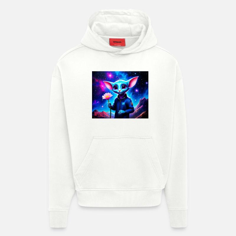 Wonky Mouse - Hoodie- made by SPREAD  - OFF WHITE