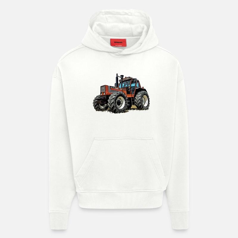 Ackerbeast 100 - Hoodie- made by SPREAD  - OFF WHITE