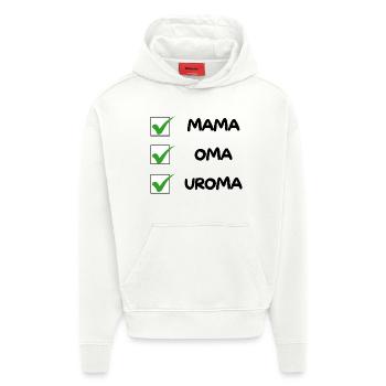 GREAT-GRANDMOTHER Checklist - Hoodie- made by SPREAD  - OFF WHITE - Front