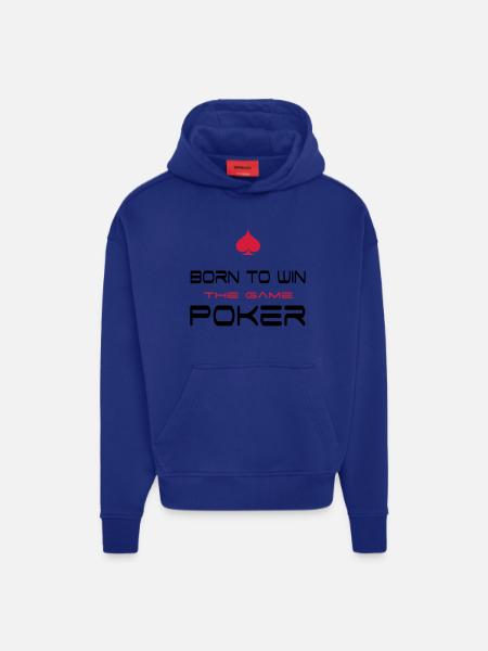 poker - Hoodie- made by SPREAD - OFF WHITE
