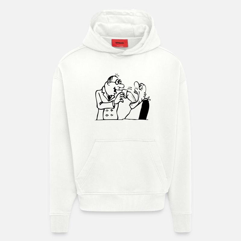 Brutaler Zahnarzt - Hoodie- made by SPREAD  - OFF WHITE
