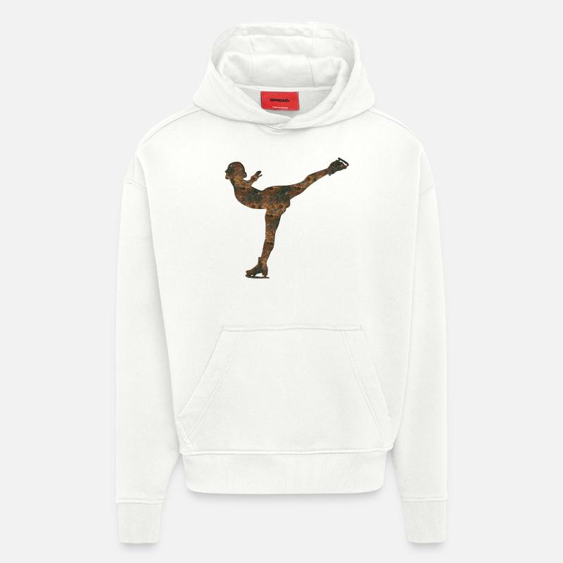 Rost Eiskunstlauf - Hoodie- made by SPREAD  - OFF WHITE