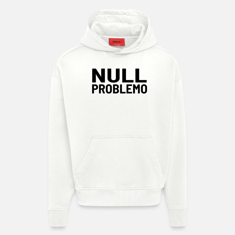 Zero problem, no problem - Hoodie- made by SPREAD  - OFF WHITE