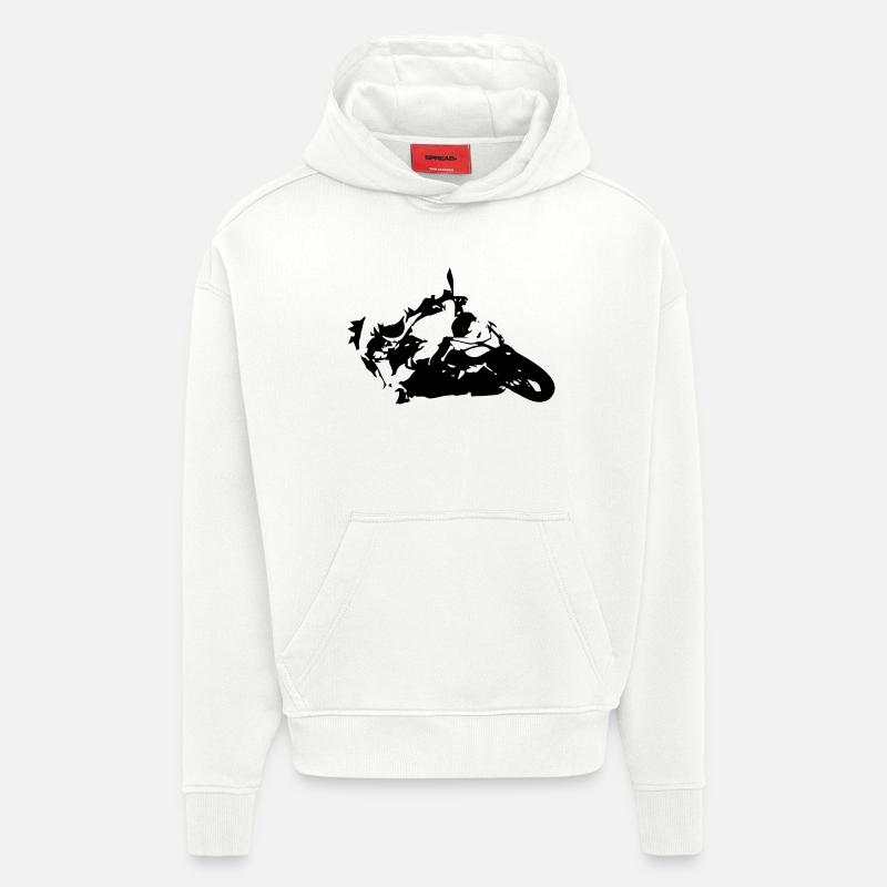 Tuono - Hoodie- made by SPREAD  - OFF WHITE