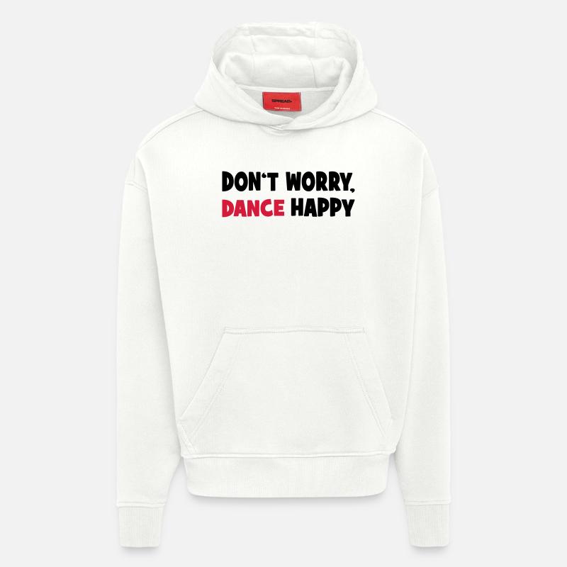Danse - Sweat à capuche bio épais oversize fabriqué en UE - OFF WHITE