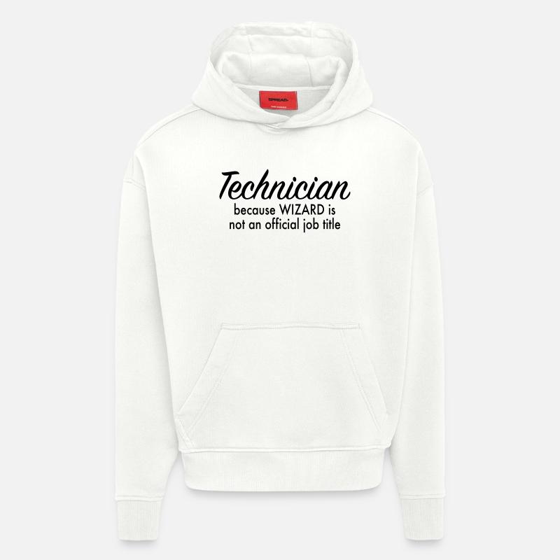 Techniker - Hoodie- made by SPREAD  - OFF WHITE