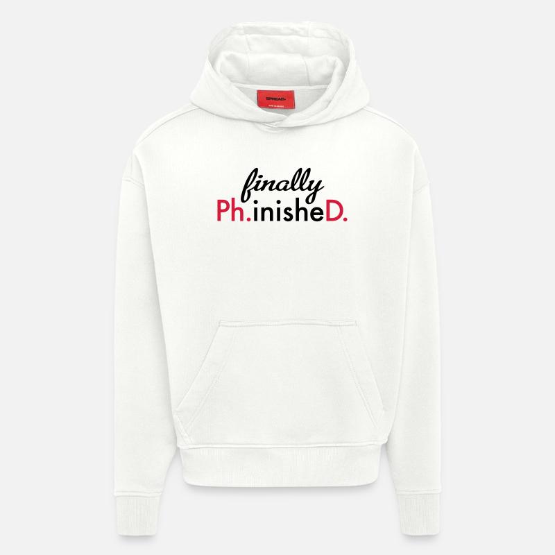 Doktortitel - Hoodie- made by SPREAD  - OFF WHITE