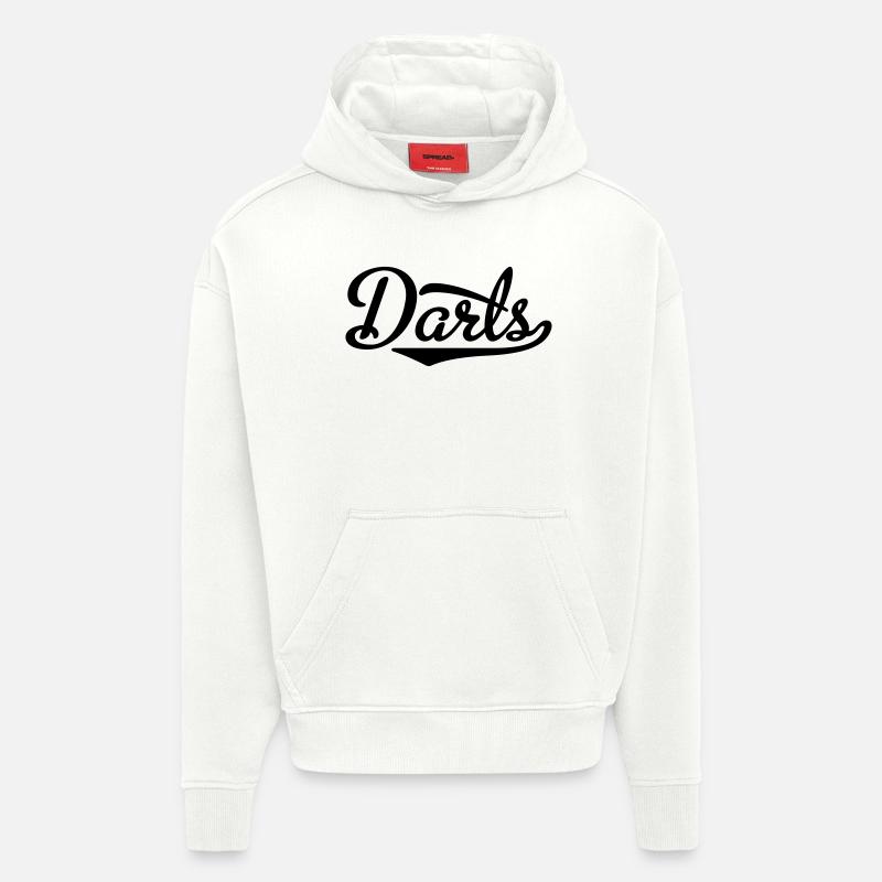 2541614 15377616 fléchettes - Sweat à capuche bio épais oversize fabriqué en UE - OFF WHITE