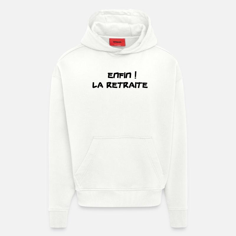Endlich! Ruhestand - Hoodie- made by SPREAD  - OFF WHITE