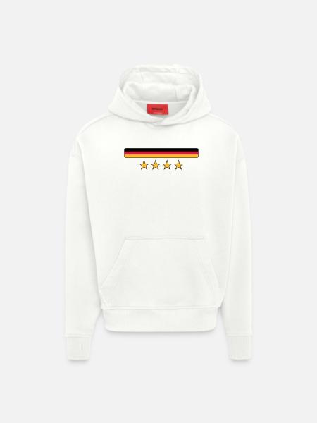 Deutschland - Hoodie- made by SPREAD - OFF WHITE