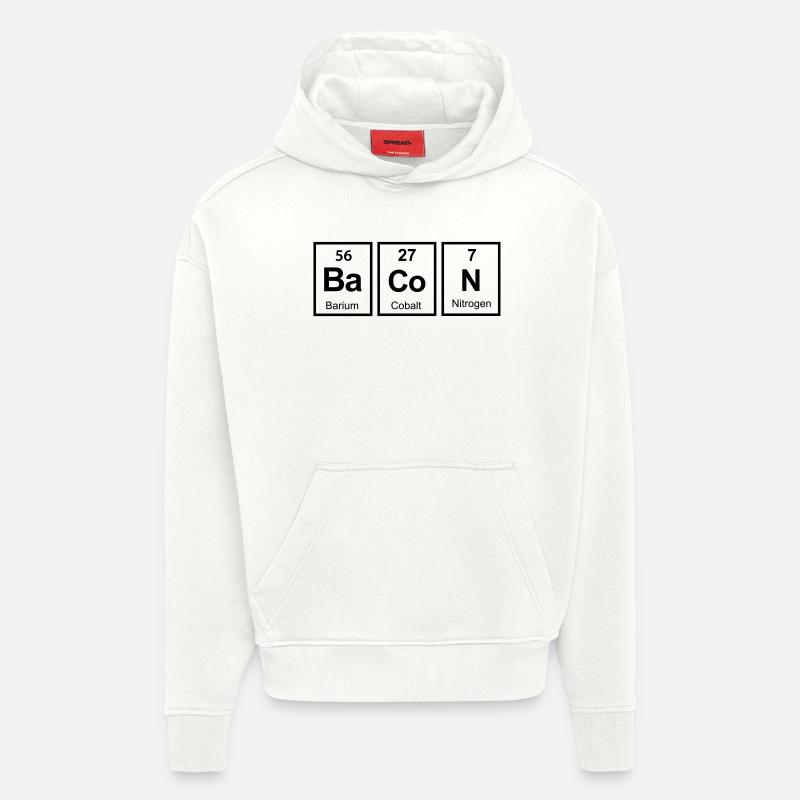 bacon - Hoodie- made by SPREAD  - OFF WHITE