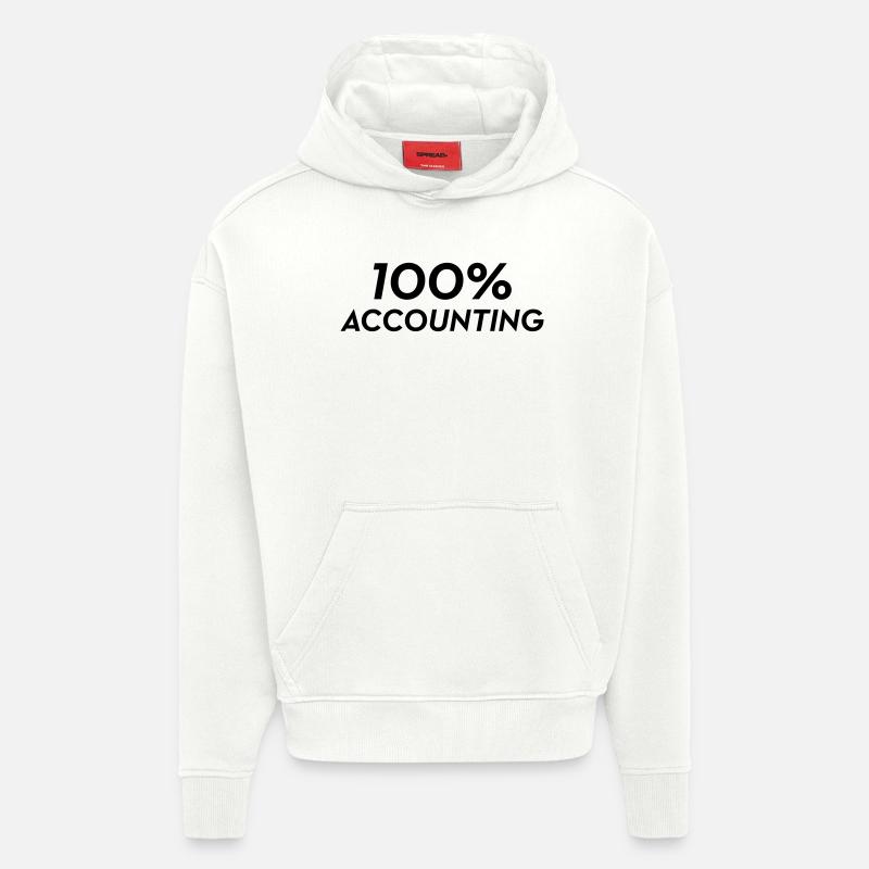 Accountant / Accounting / Comptable / Comptabilité - Hoodie- made by SPREAD  - OFF WHITE