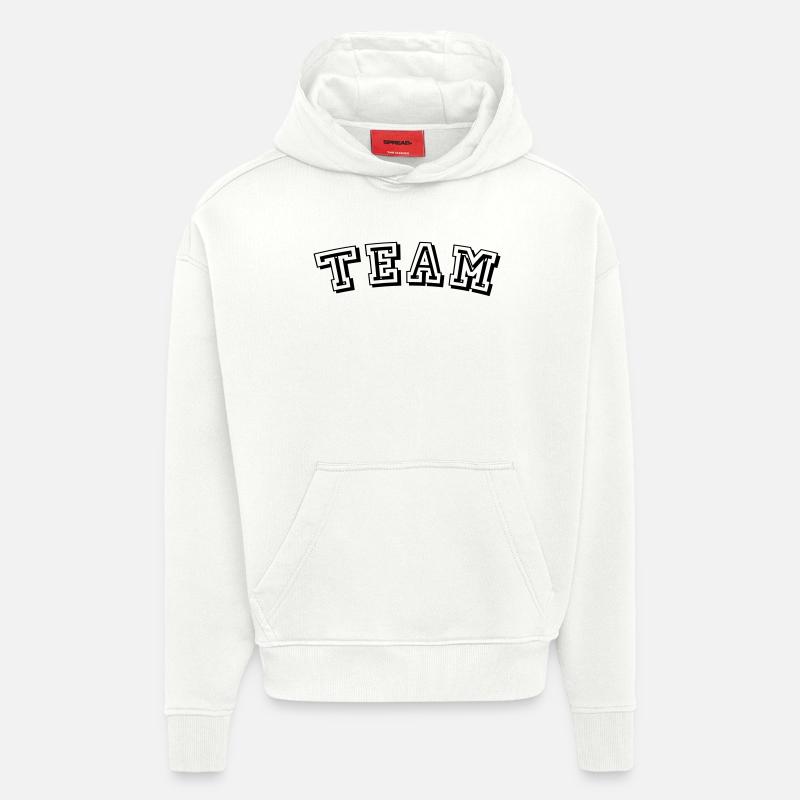 TEAM Design - Hoodie- made by SPREAD - OFF WHITE