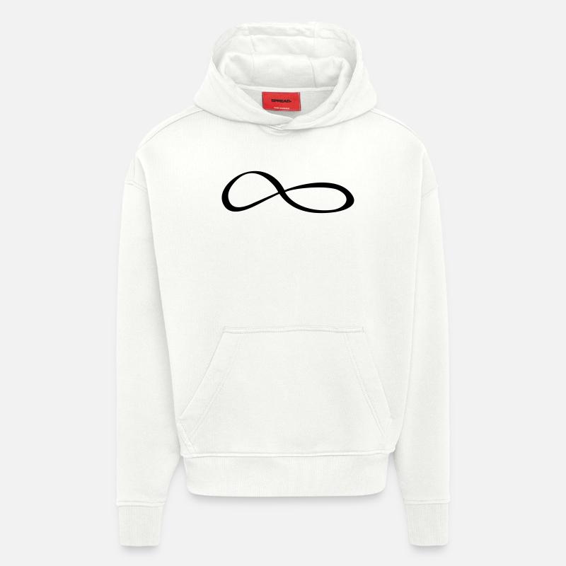 Unendlichkeitszeichen Symbol - Hoodie- made by SPREAD  - OFF WHITE