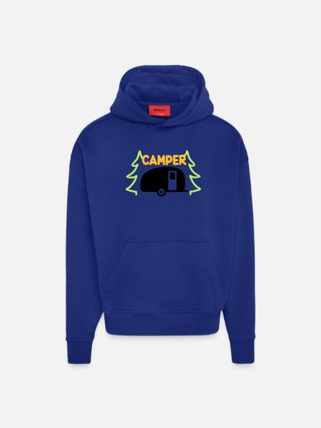 Camper - ready for vacation - Hoodie- made by SPREAD  - OFF WHITE