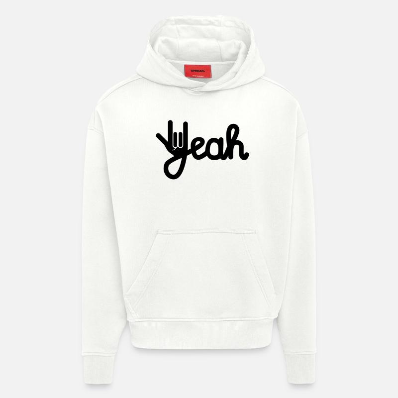 Yeah - Hoodie- made by SPREAD - OFF WHITE