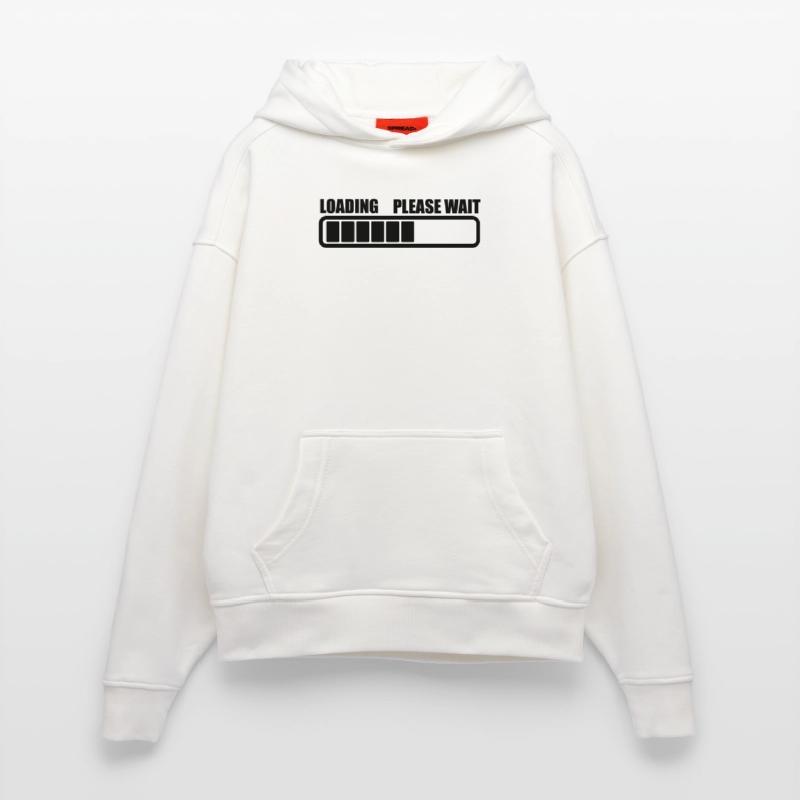 Loading wait a while Hoodie- made by SPREAD 