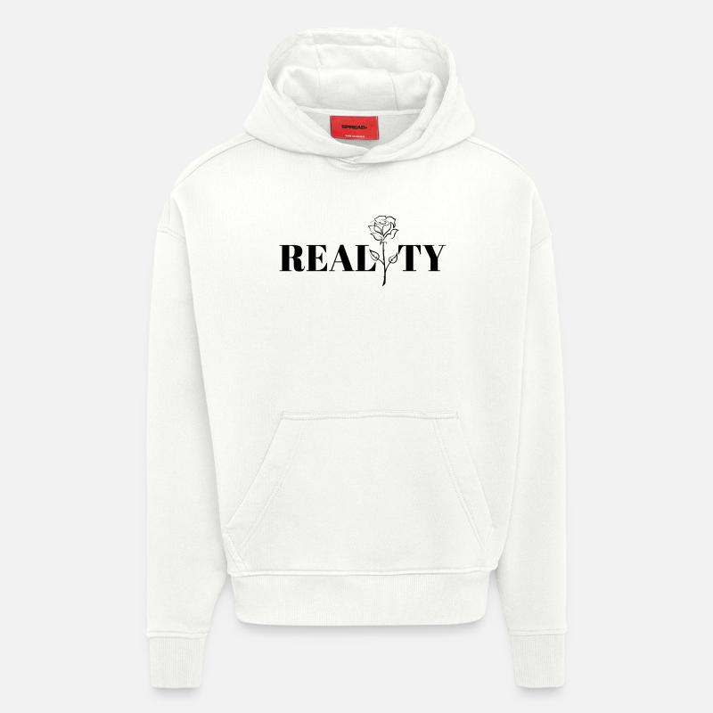 Cooles Design, Realität. - Hoodie- made by SPREAD  - OFF WHITE