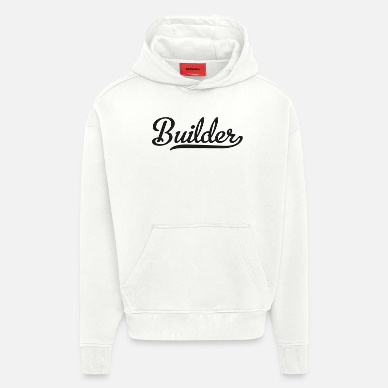 builder - Hoodie- made by SPREAD - OFF WHITE