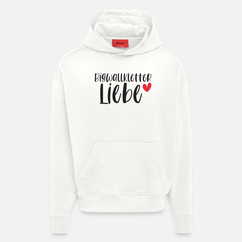 Klettern Bigwall Liebe Berge Geschenk - Hoodie- made by SPREAD  - OFF WHITE
