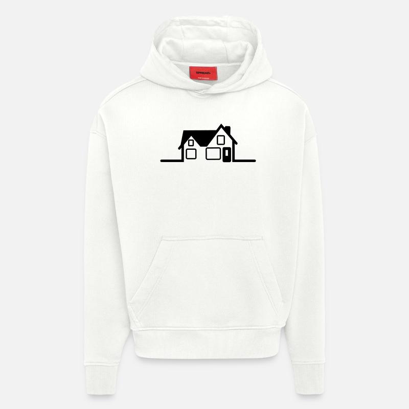 Logo des Hauses - Hoodie- made by SPREAD  - OFF WHITE