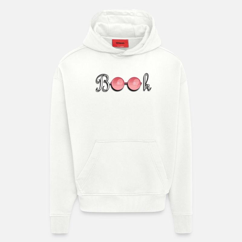 book - Sweat à capuche bio épais oversize fabriqué en UE - OFF WHITE