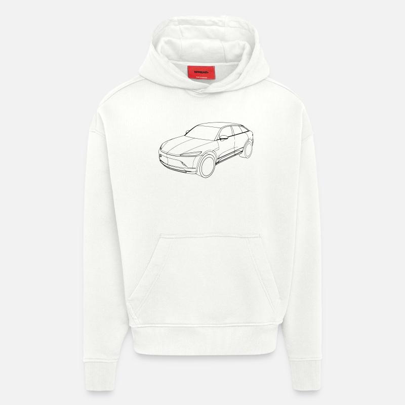 Mullen 5 - Hoodie- made by SPREAD  - OFF WHITE