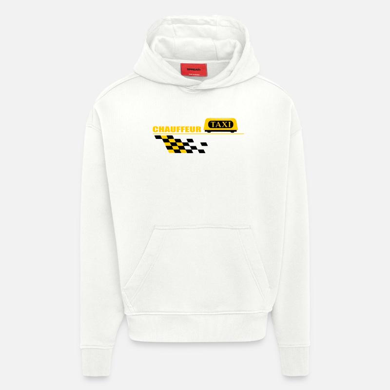 Taxifahrer - Hoodie- made by SPREAD  - OFF WHITE