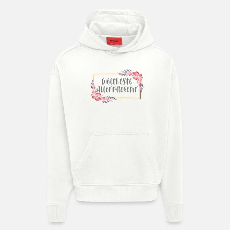 Altenpflegerin Pflegerin Mädchen Geschenk - Hoodie- made by SPREAD  - OFF WHITE