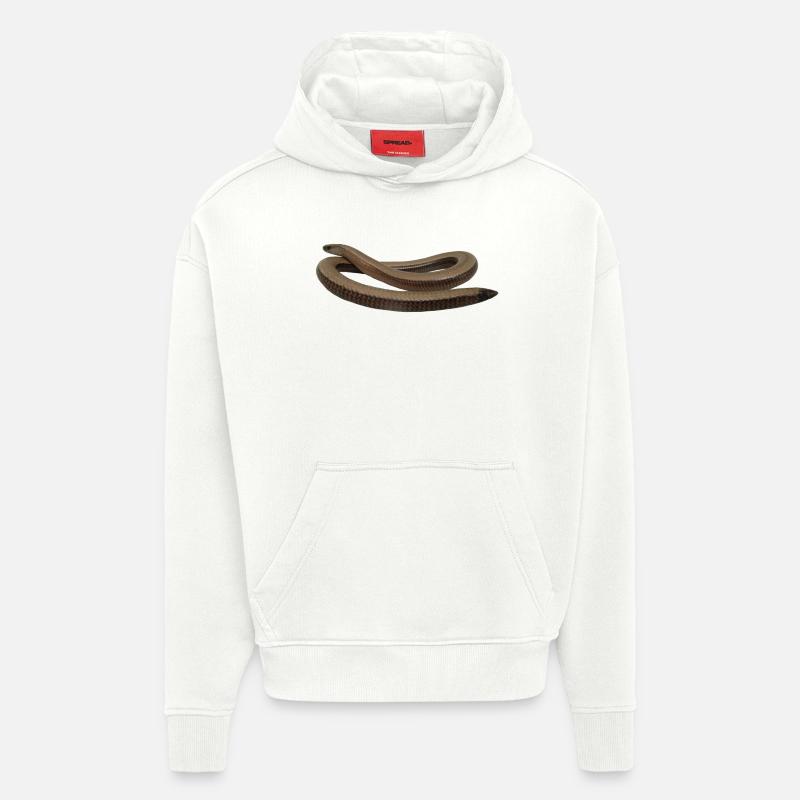 Blindschleiche - Hoodie- made by SPREAD  - OFF WHITE