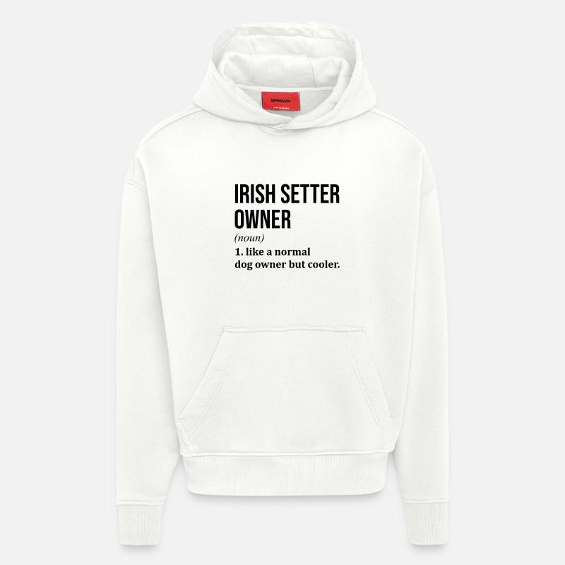 Irischer Setter - Hoodie- made by SPREAD  - OFF WHITE