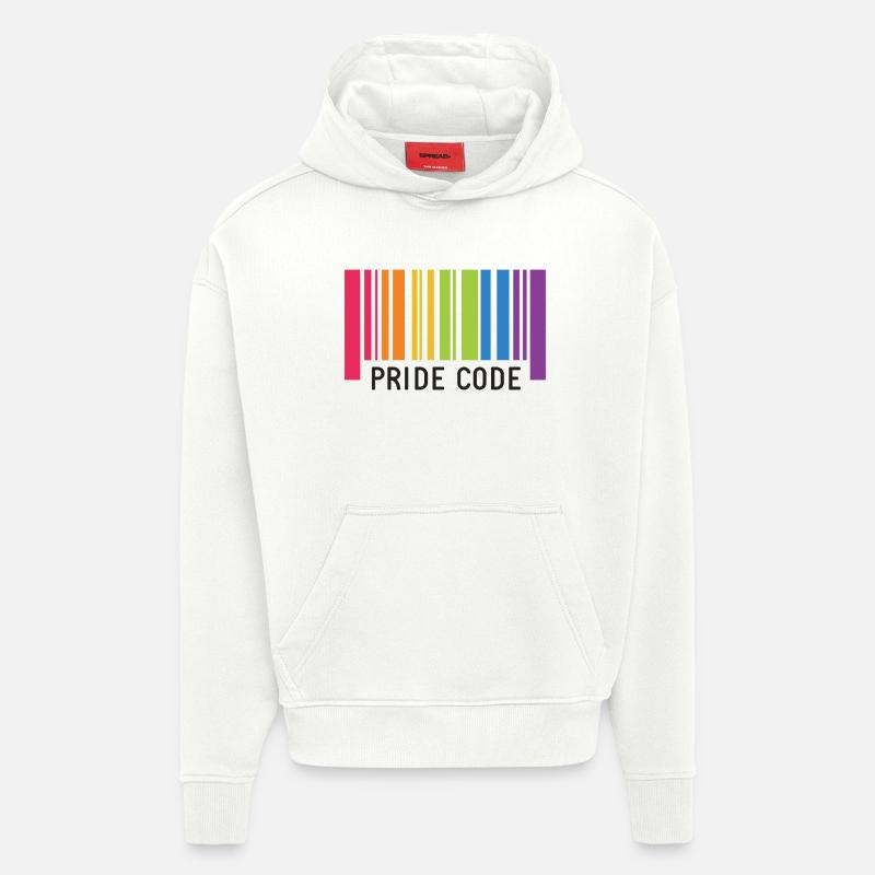 LGBT Pride Month - Pride Code - Hoodie- made by SPREAD  - OFF WHITE