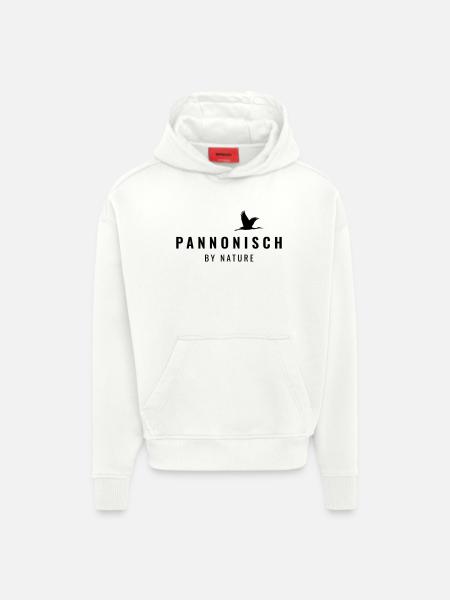 Pannonisch by nature - Hoodie- made by SPREAD - OFF WHITE