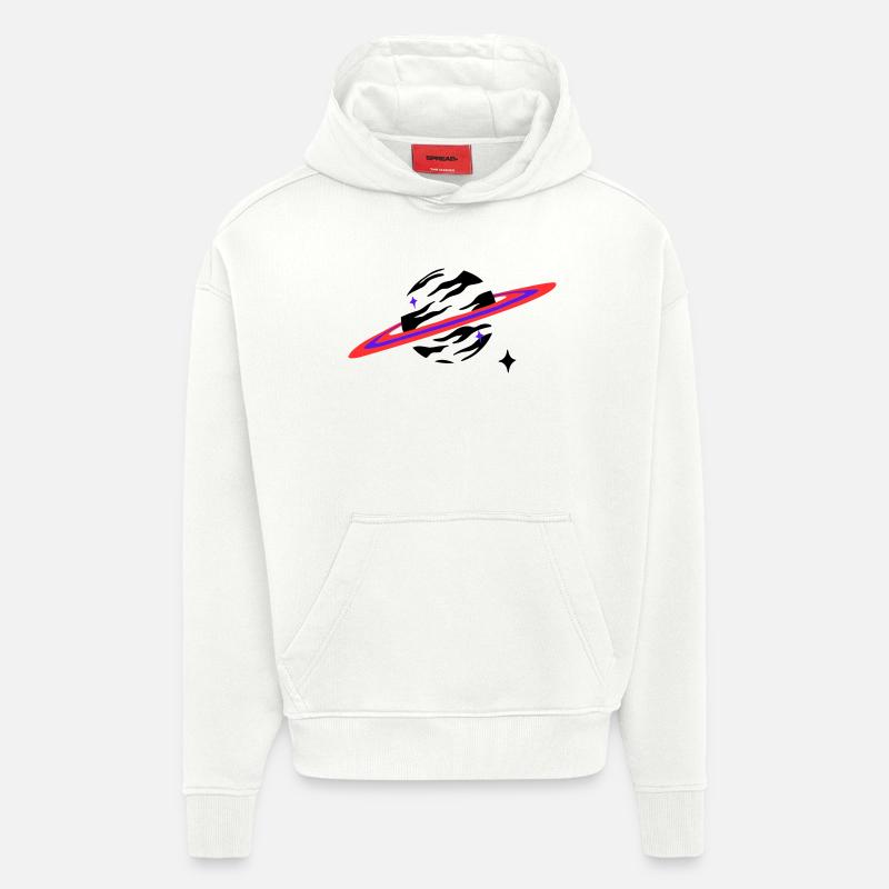 Mitternachtsumlaufbahn - Hoodie- made by SPREAD  - OFF WHITE