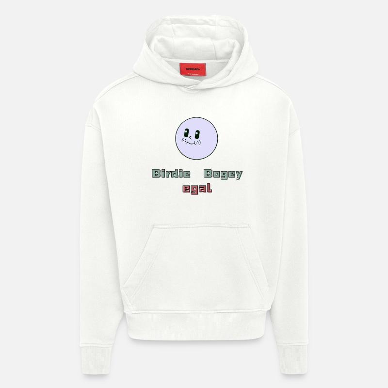 Yardage, bogey, peu importe - Sweat à capuche bio épais oversize fabriqué en UE - OFF WHITE