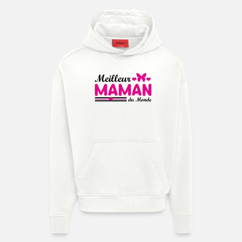 Beste Mutter der Welt - Hoodie- made by SPREAD  - OFF WHITE