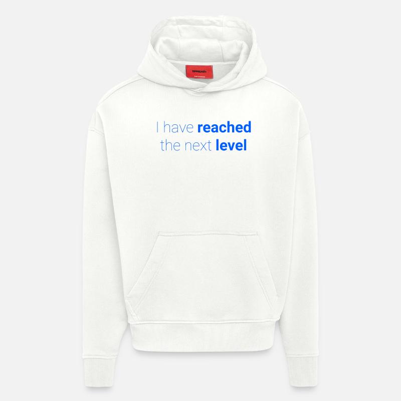 Abstraktes Kontrastmuster zur Selbstdarstellung - Hoodie- made by SPREAD - OFF WHITE