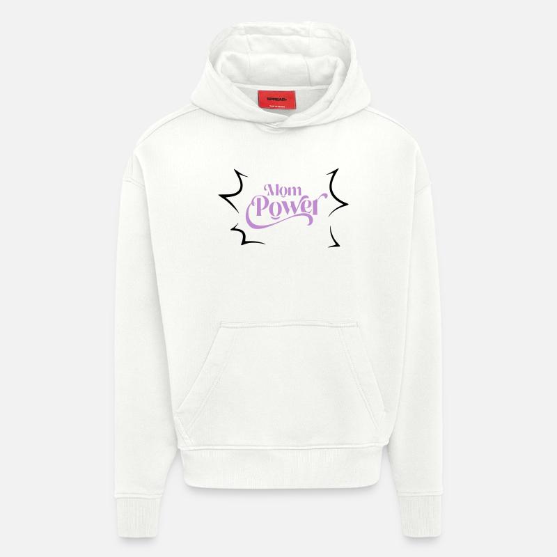 Mama-Macht - Hoodie- made by SPREAD  - OFF WHITE