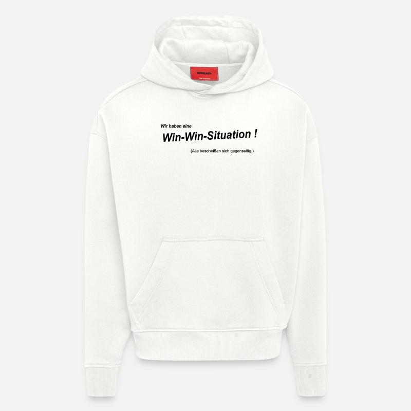 Win-Win - Hoodie- made by SPREAD  - OFF WHITE