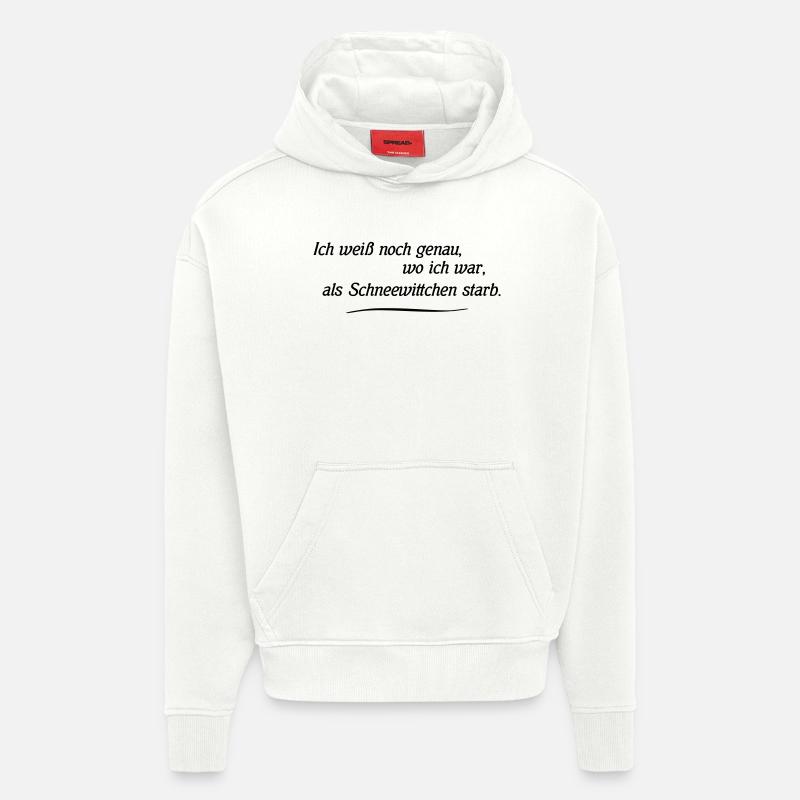 Schneewittchen - Hoodie- made by SPREAD  - OFF WHITE