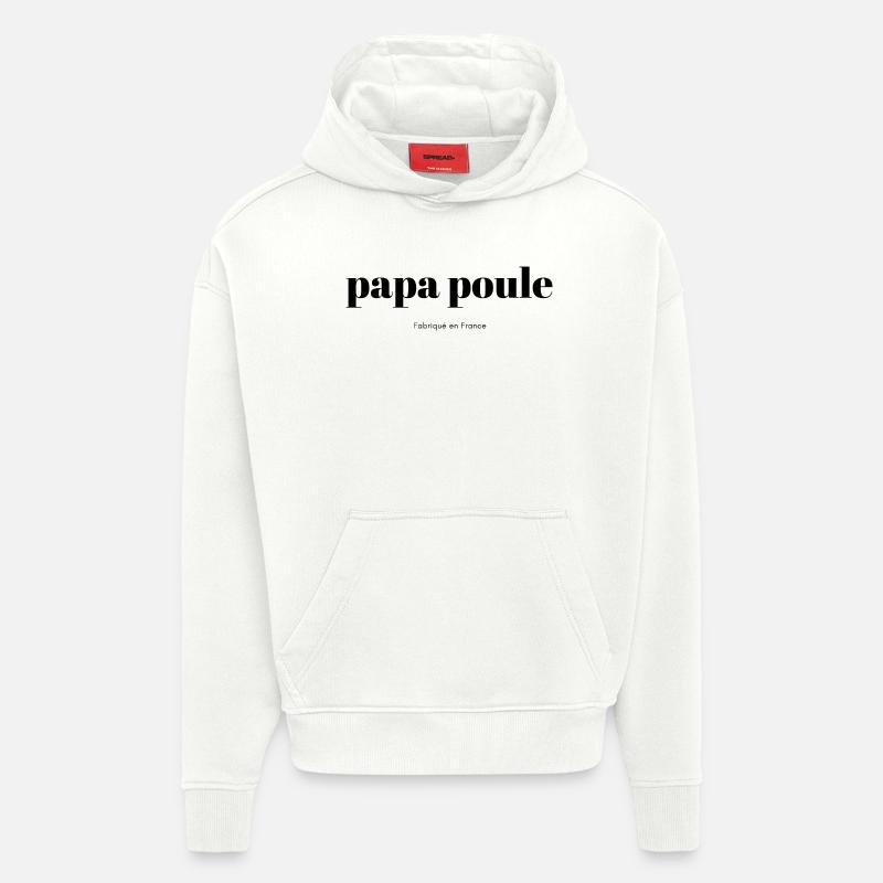 Daddy-Chicken-script - Hoodie- made by SPREAD  - OFF WHITE