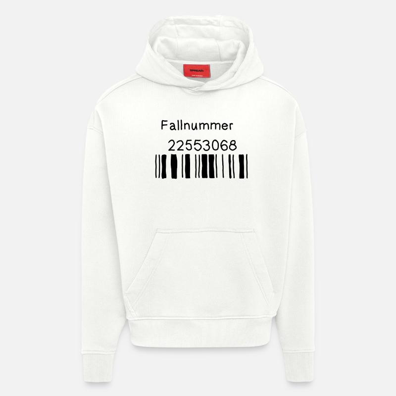 Fallnummer - Hoodie- made by SPREAD  - OFF WHITE