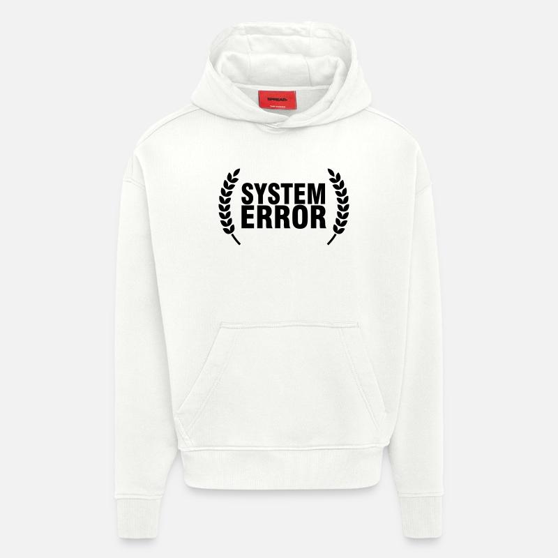 Systemfehler - Hoodie- made by SPREAD - OFF WHITE